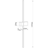  LED zidno svetlo AISHA LED/20W/230V 4000K 120 cm zlatno | Eponuda.com