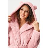 L - L Topli ogrtač Teddy kratki s kapuljačom | shoptok.hr