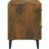  Nočna omarica 2 kosa dimljeni hrast 40x35x47,5 cm, (20730898) | Shoptok.si