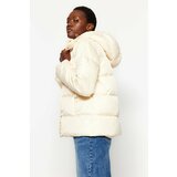 Trendyol Winter Jacket - Ecru - Puffer Cene