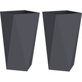  Sadilica 2 pcs Antracit 40 x 40 x 75 cm Čelik | shoptok.hr