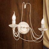 Orion wa 2-809/2 - zidna lampa vela 2xE14/40W/230V bela/zlatna/patina | Eponuda.com