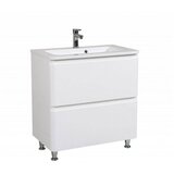 Aqua rodos talna omarica z umivalnikom Akcent 80 AKC80TB(r), bela Cene