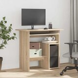  Radni stol boja hrasta sonome 80 x 45 x 74 cm konstruirano drvo | shoptok.hr