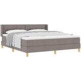  s opruga kutije Sivo-smeđa 200 x 180 cm tkanina | shoptok.hr