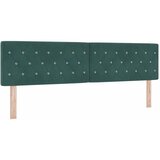  Krevet s opruga kutije Tamnozelena 200 x 180 cm Baršun | shoptok.hr