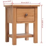  Nočna omarica - Nočna miza 36x30x47 cm trdna hrastovina, (21688837) | Shoptok.si