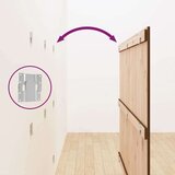  Stensko posteljno vzglavje medeno rjavo 166x3x110 cm borovina, (20737270) | Shoptok.si