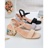 Resti Women's Sandals on a post with crystals Ohvare | shoptok.hr