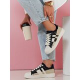 DStreet Sneakersy damskie na platformie JUNOMI czarne | shoptok.hr