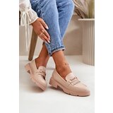Boto Women's Moccasins With Decoration Eco Leather Beige Tialorae | ePonuda.com