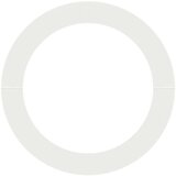 Pogodno za ravni drveni prsten Bijelo Ø90 / 120 cm Čelik | shoptok.hr