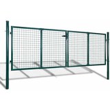  Vrata za ogradu Čelik 300x125 cm Zelena | shoptok.hr