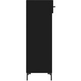 Ormarić za cipele crni 30 x 35 x 105 cm od konstruiranog drva | shoptok.hr