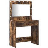  Toaletni stol 2 kom. Smeđa 78.5 x 41 x 135 cm Konstruirano drvo | shoptok.hr