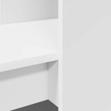  Stol s policom Bijelo 122 x 67 x 145 cm Konstruirano drvo | shoptok.hr