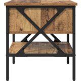 vidaXL nočna omarica Stari les 40x42x45 cm Inženirski les | Shoptok.si