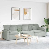  Modularna sofa s jastucima svijetlosiva | shoptok.hr