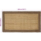  Tepisi za područja Siva 100 x 200 cm Juta | Eponuda.ba