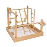 Duvo leseno igrišče za ptice 3-in-1 - 38 x 38 x 40,5 cm Cene