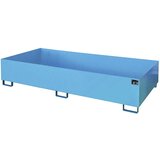 eurokraft pro regalna talna kadica, prestrezna prostornina 1000 l, dxšxv 2650 x 1300 x 435 mm, brez mrežaste rešetke, modro lakirana Cene