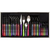 Premier Housewares Komplet 24 kosov barvnega jedilnega pribora Zuma Cene