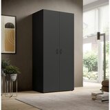 Livetastic omara s klasičnimi vrati, barve grafita | Shoptok.si