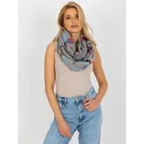 Fashionhunters Women's tunnel scarf with print - gray