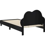  Otroški posteljni okvir z vznožjem Črna 80 x 200 cm PU, (5000104679) | Shoptok.si