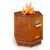Blumfeldt Kamin, košara za ogenj, brez dima, trpežen, rezalniki, dežna zaščita | Shoptok.si