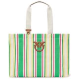 Pinko Torbe SHOPPING BAG EXTRA Zelena | Shoptok.si
