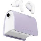 lady bag tws bluetooth earbuds purple