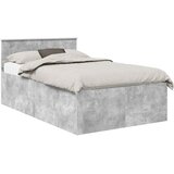  Krevetna konstrukcija s uzglavljem Betonski sivi 120 x 190 cm | Eponuda.ba