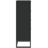  Visoka komoda crna 40 x 30 x 95 cm od konstruiranog drva | Eponuda.ba