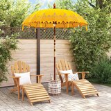  Balineški Parasol Žuta 180-190 cm Pamuk solidno drvo | shoptok.hr