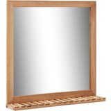 vidaXL Kupaonsko ogledalo od masivne orahovine 60 x 12 x 62 cm cijene