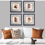Wallity CAM1894296091 Multicolor Decorative Framed Painting (4 Pieces) | Eponuda.ba