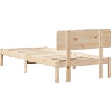  Krevetna konstrukcija Prirodna 90 x 190 cm Čvrsto borovo drvo | Eponuda.ba