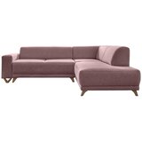 Miuform Rožnata raztegljiva/s prostorom za shranjevanje kotna sedežna garnitura (desni kot/v obliki črke L) Classy Sophie – | Shoptok.si