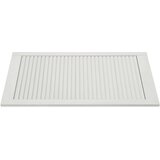  Vrata z letvicami trdna borovina bela 99,3x49,4 cm, (20823747) | Shoptok.si