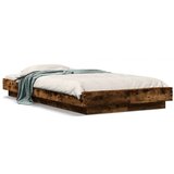 Furnova Posteljni okvir dimljeni hrast 90x200 cm inženirski les, (21938466) | Shoptok.si