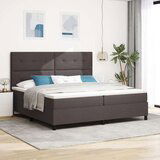  Vzmetnica z vzmetnico v temno sivi barvi 200x200 cm Tkanina, (22067138) | Shoptok.si