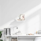  Plutajuća zidna polica visoki sjaj bijela MDF | shoptok.hr