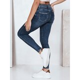 DStreet Jeansy damskie skinny push up niebieskie | Shoptok.si