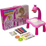 Meixi Magični stočić za crtanje sa projektorom + 12 vodenih bojica/ roze Cene