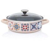 Metalac tava 24cm sa stakl. pokl. Porto Cene
