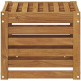  Vanjska stolica klupa Prirodna 43 x 43 x 37 cm - Prirodna 40 cm Zatvoren prostor za noge | shoptok.hr