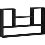  Polica na zidu Crna 100 x 17 x 60 cm Konstruirano drvo | shoptok.hr