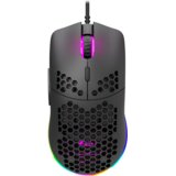 Canyon CANYON,Gaming Mouse with 7 programmable buttons, Pixart 3519 optical sensor, 4 levels of DPI and up to 4200, 5 million times key life, 1.65m Ultraweave cable, UPE feet and colorful RGB lights, Black, size:128.5x67x37.5mm, 105g | shoptok.hr