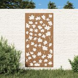vidaXL Vrtni zidni ukras 105x55 cm čelik CORTEN uzorak javorovog li&scaron;ća cijene
